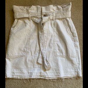 FREE PEOPLE High waisted denim skirt NWOT